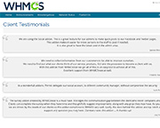 Client Area Testimonials